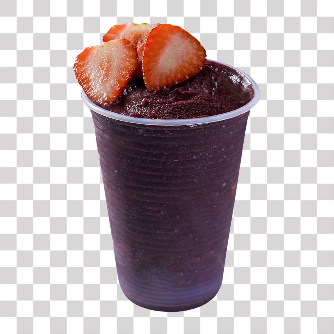 Açaí com Calda de Chocolate